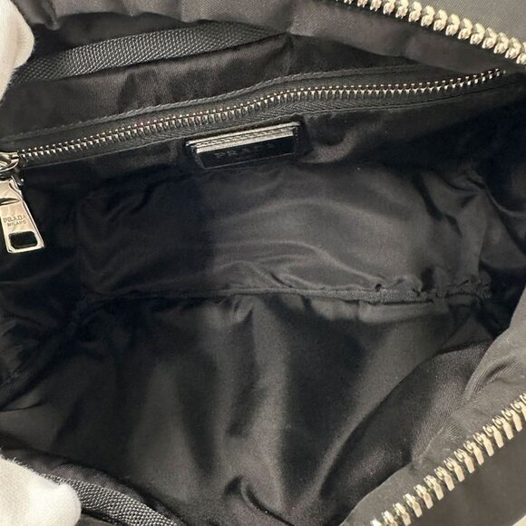 Prada Backpack Nylon Black Khaki
